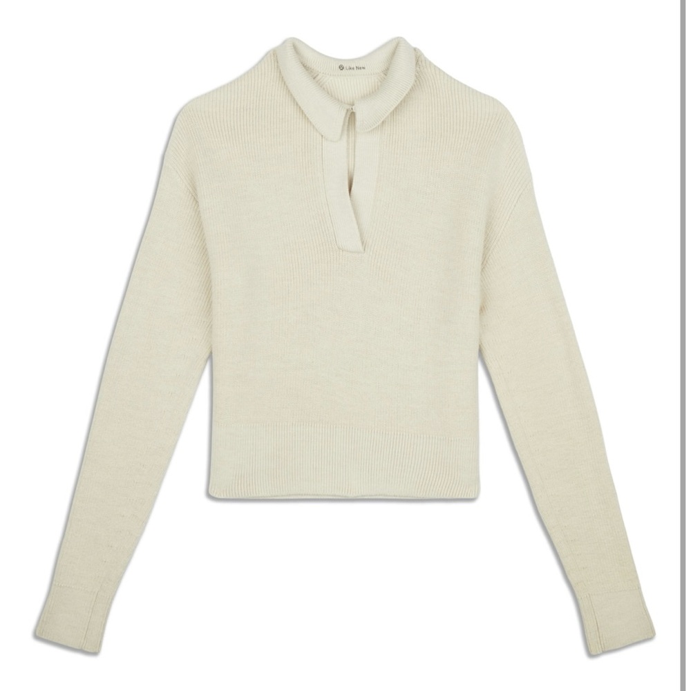 Lululemon Collared Merino Wool-Blend Sweater